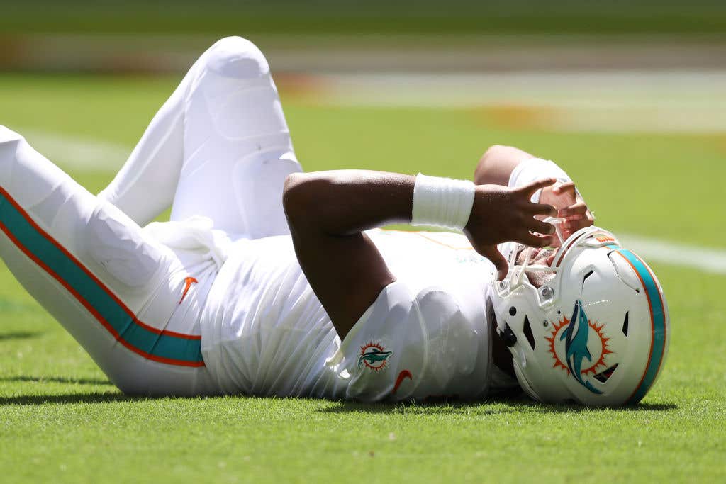 Dolphins beat the Bills Tua head injury