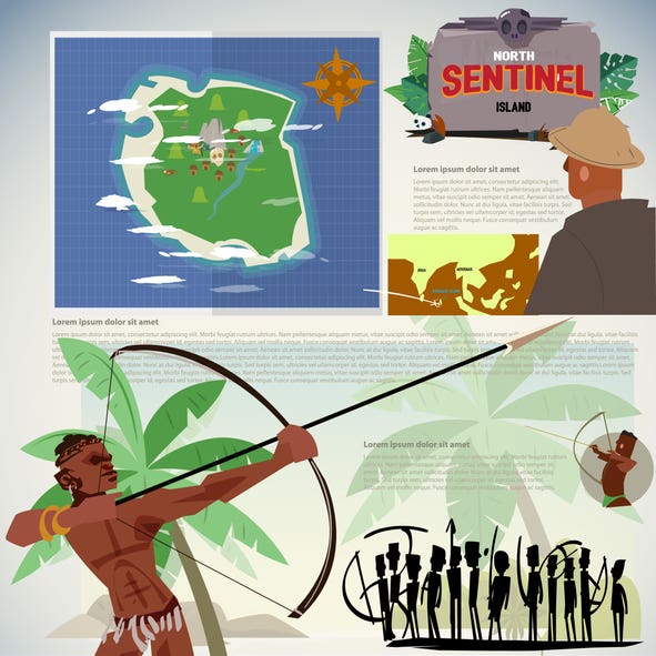 Illegal Places to Visit North Sentinel island