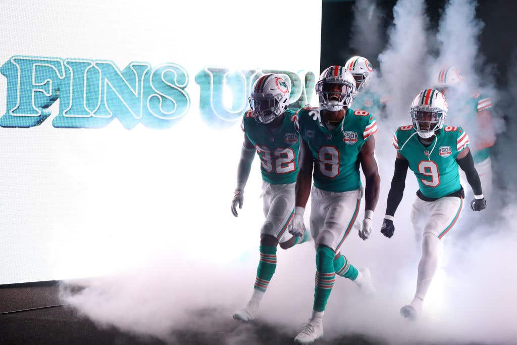 The 5 Best Uniforms in the NFL Miami Dolphins