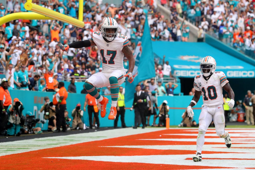 5 Best Pass Catching Trios in the NFL 2. Miami Dolphins