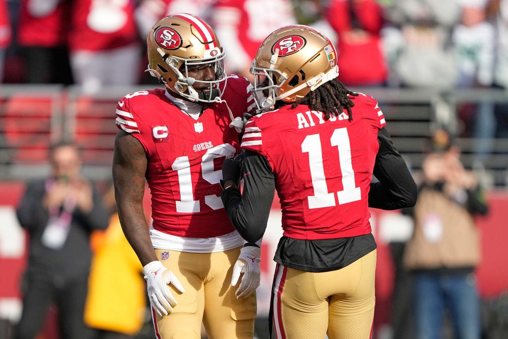 5 best pass catching trios in the NFL 1. San Francisco 49ers