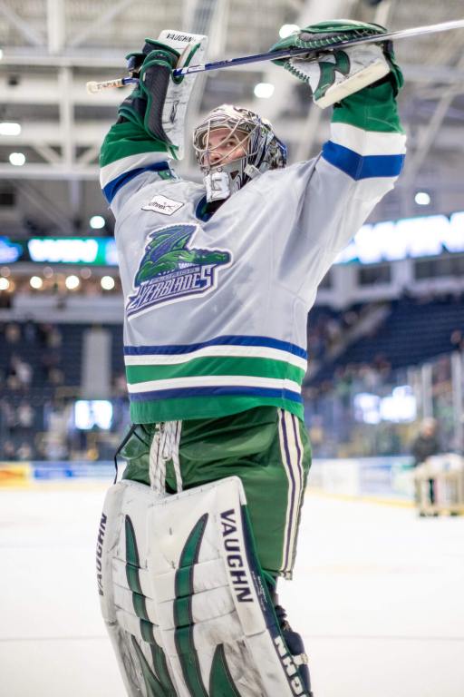 Cam Johnson oF the Florida Everblades in the Kelly Cup Finals